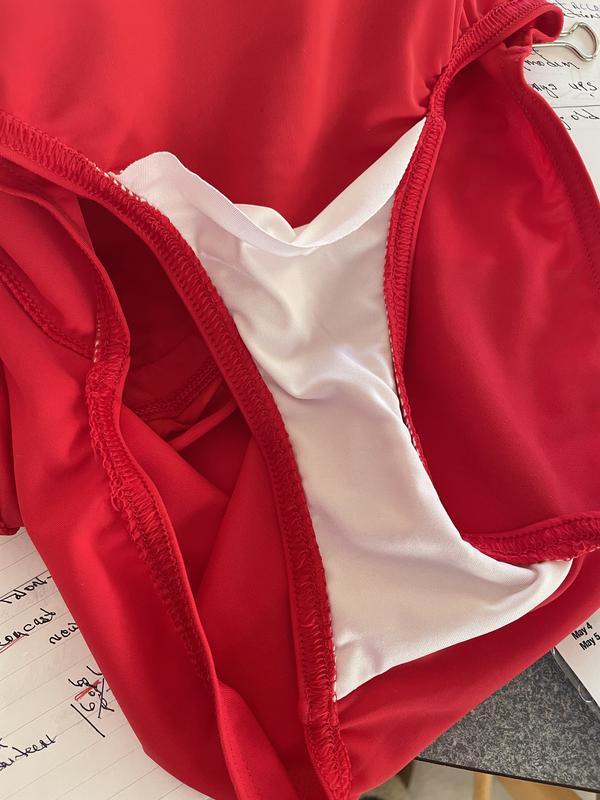 Upper crotch liner not sewn