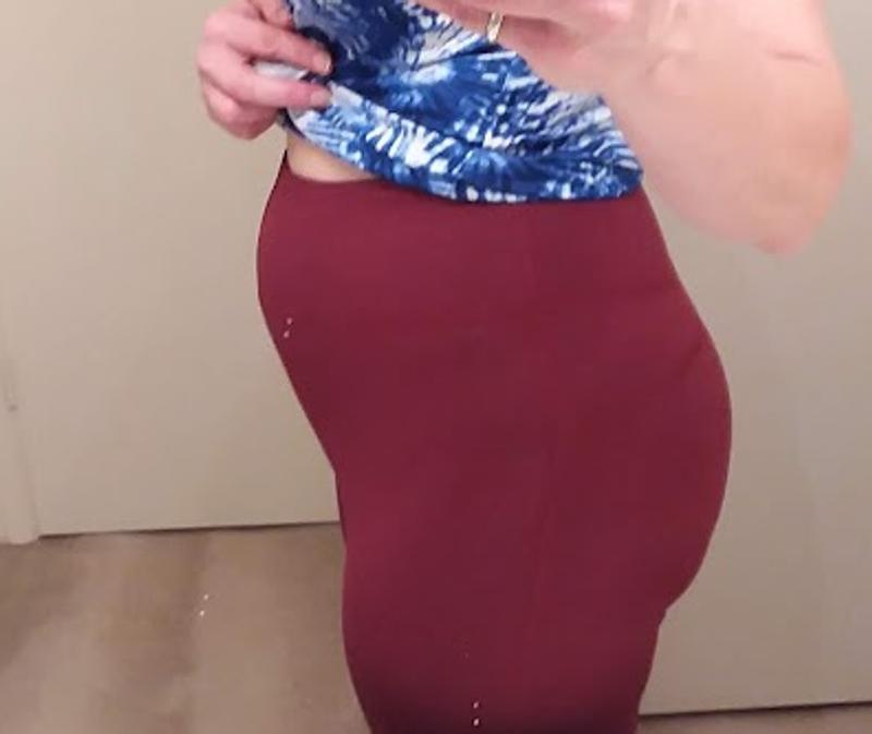 Active Yoga Pant in Burgundy, Small Tall