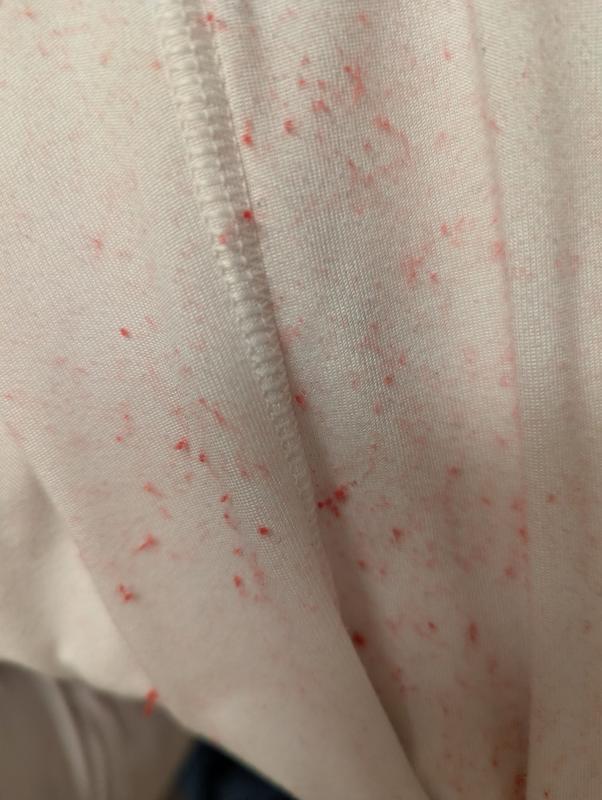 Fuzz left on my shirt