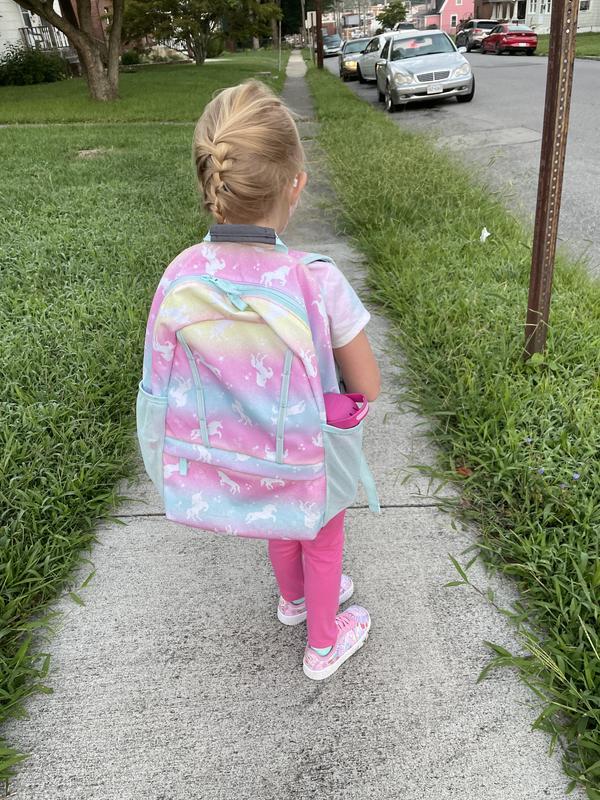 New book bag with thermal water bottle, also new leggings.