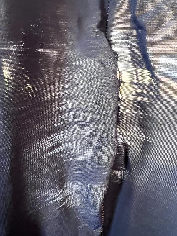 Shred of behind seam