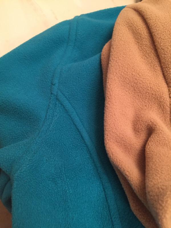 No welting on new shirt where arm meets body