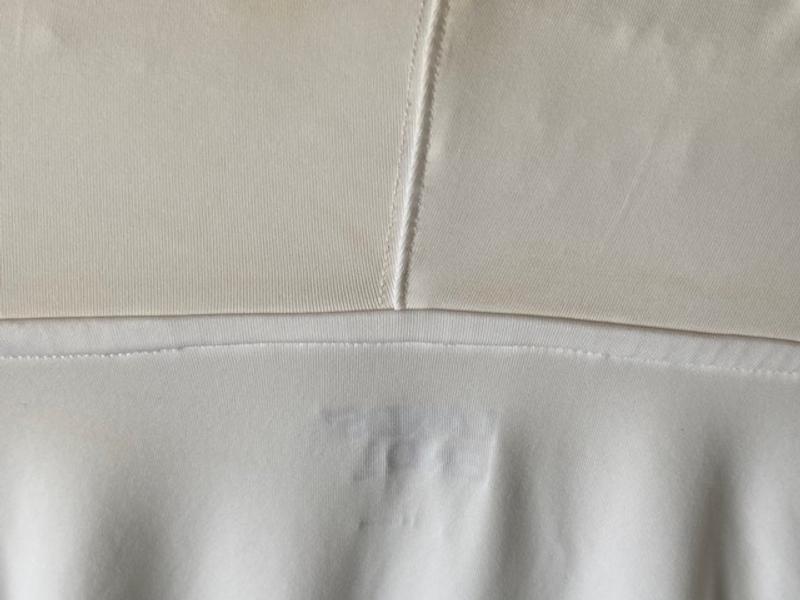 Outside back of hood