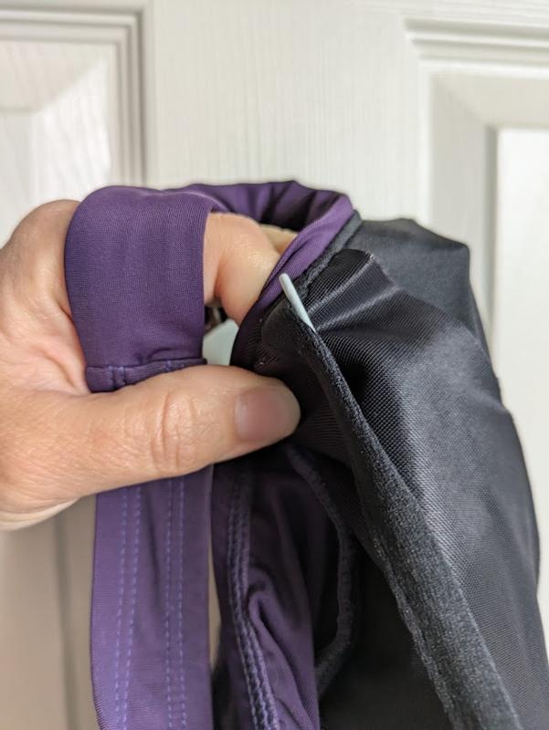 Customer photo for "Pretty suit; terrible underwire!"