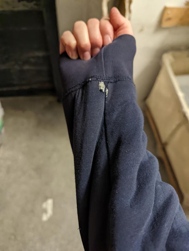 Poor quality outer layer