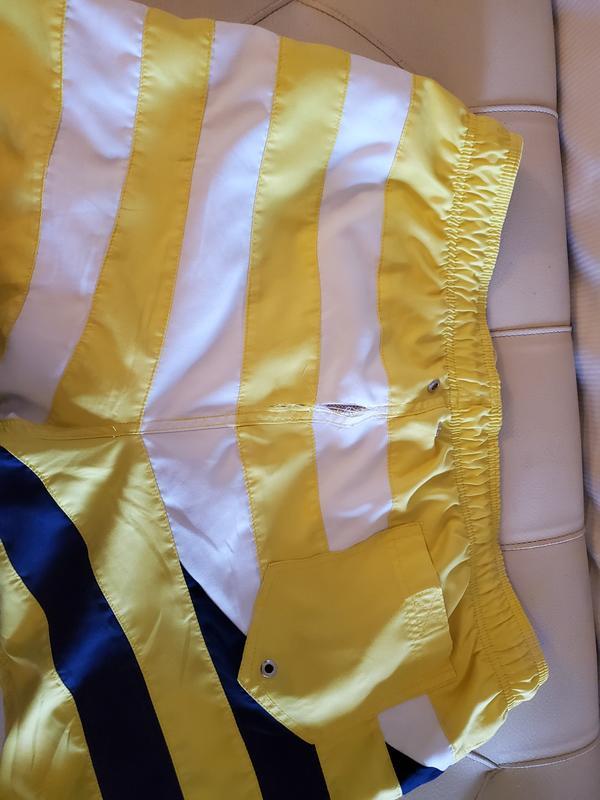 Separated next to seam