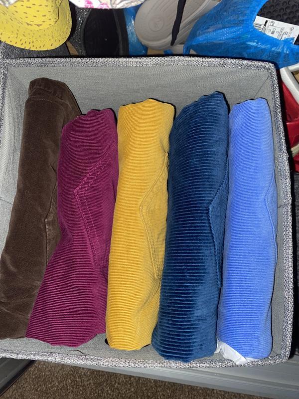 Fabulous coloured needle cord trousers