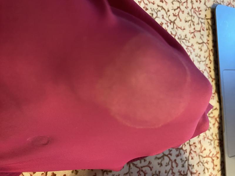 Disintegrated fabric spot