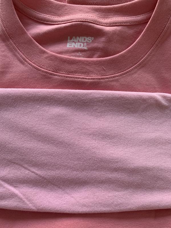 My old pink shirt on top of the new “pink” shirt