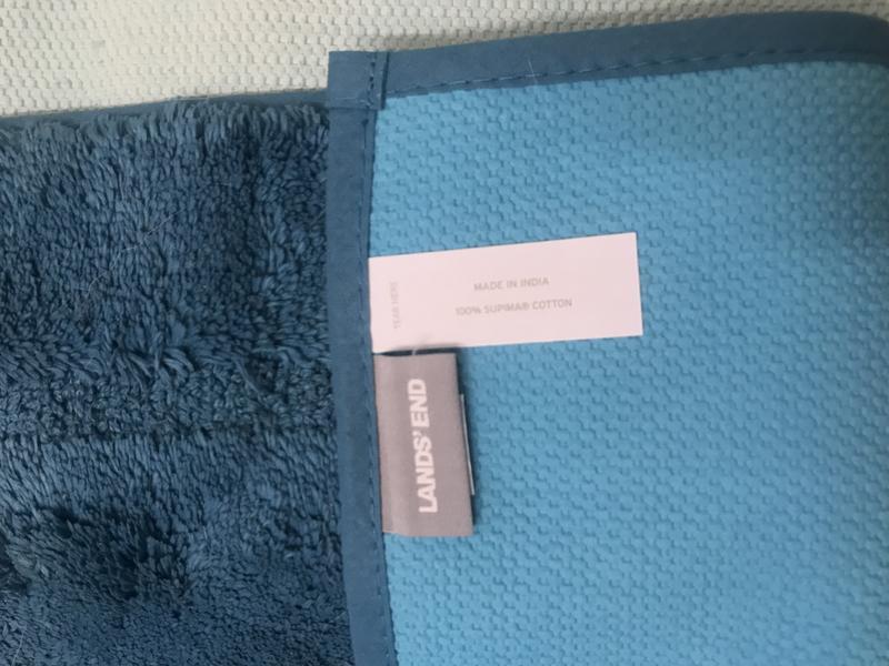 Only the long mat says “supima cotton”