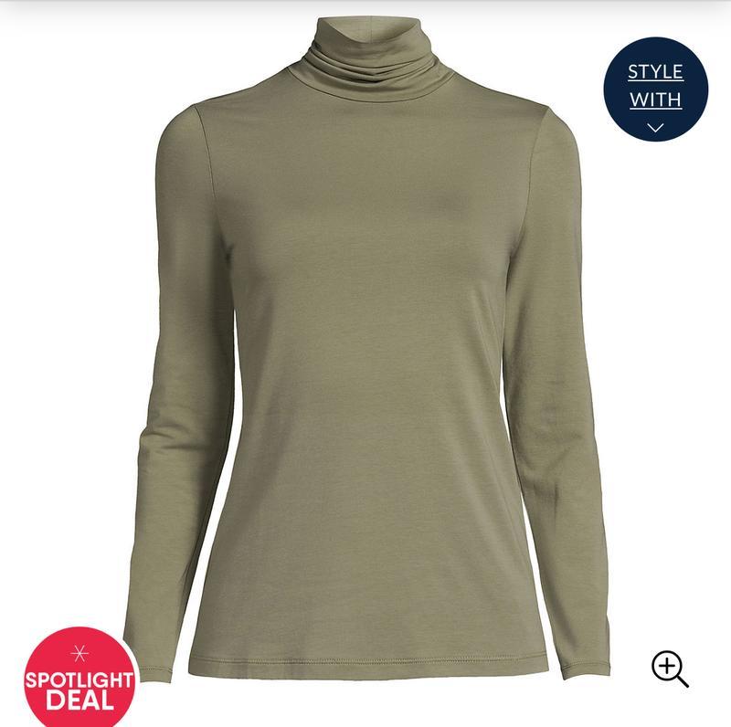 Ribbed knit changed to a smoother texture. Completely wrong advertising on lands end.