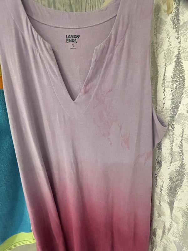 Color transfer on left side of cover-up