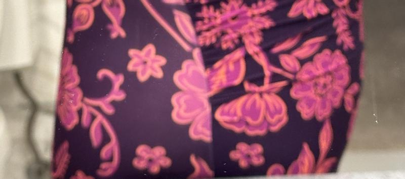 Two toned right out of the plastic wrapper because the back in unlined....