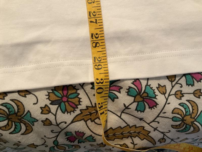 Customer photo for "Nice fabric, Bad sizing"