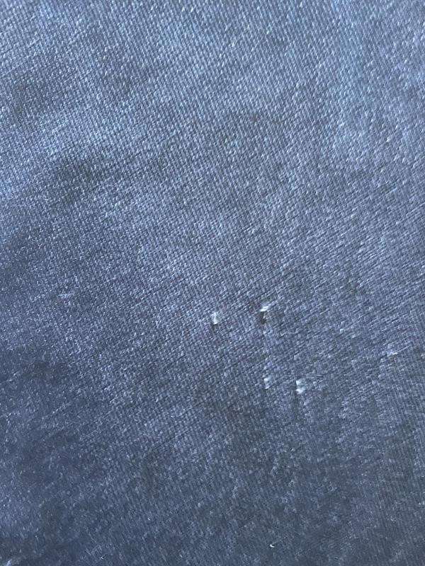 Snags in material happen