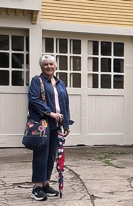 New pants, new denim shirt -love Lands End