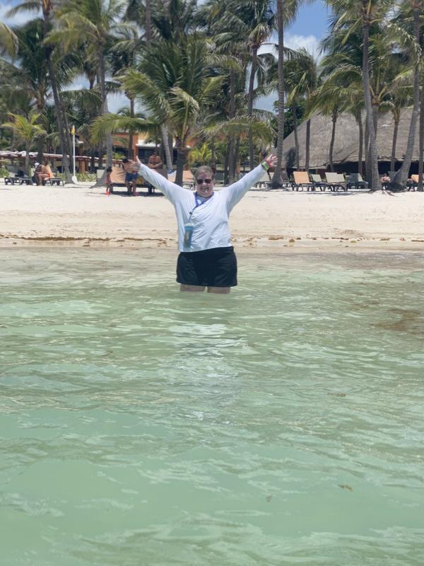 In the Caribbean Sea!