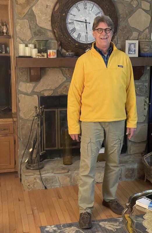 My husband in yellow