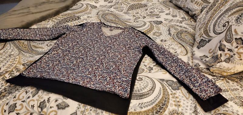 The shirt I just ordered compared to one from last year, both are size SP