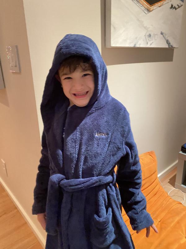 Santa delivered!  After bath and transitioning to story and bedtime.