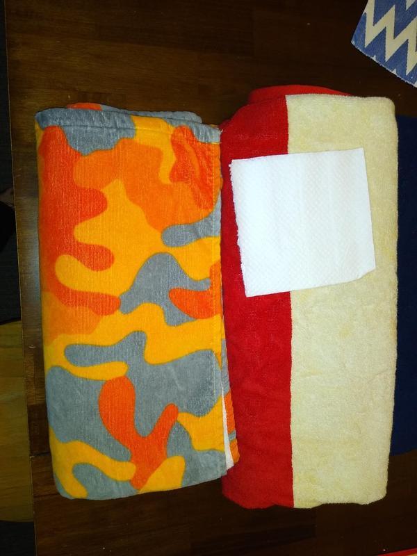 Customer photo for "Color bled like crazy!"