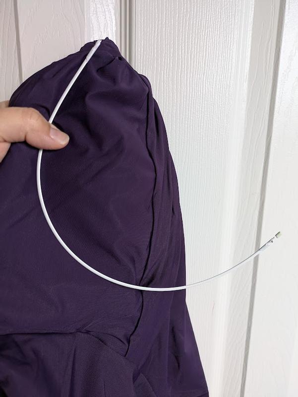 Customer photo for "Pretty suit; terrible underwire!"