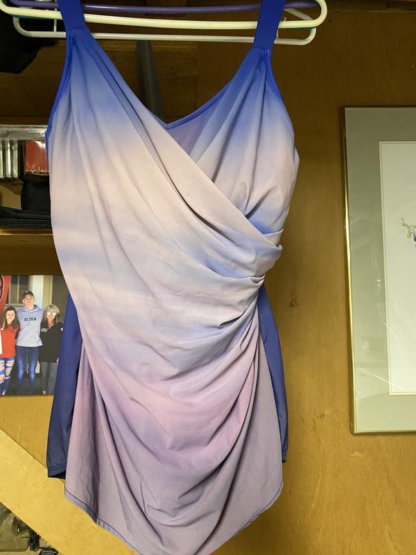 Front of suit completely faded