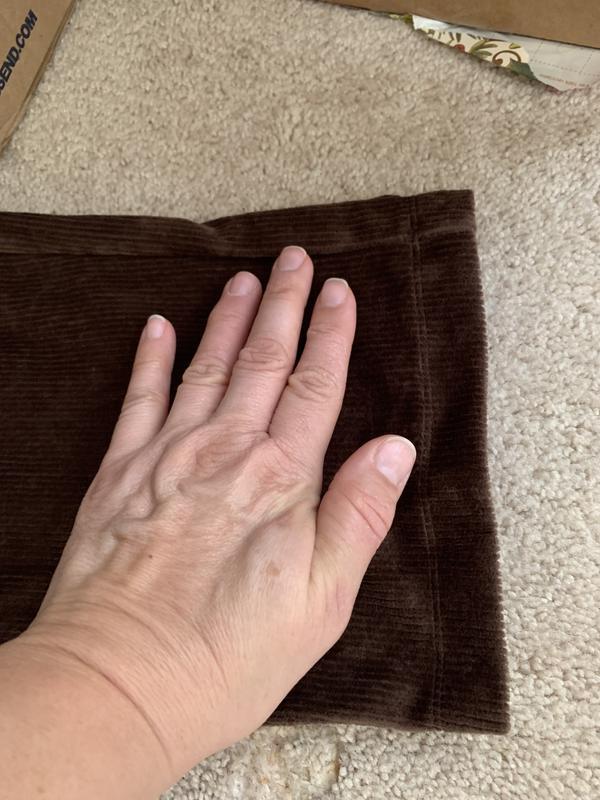 The ankle opening is quite large.