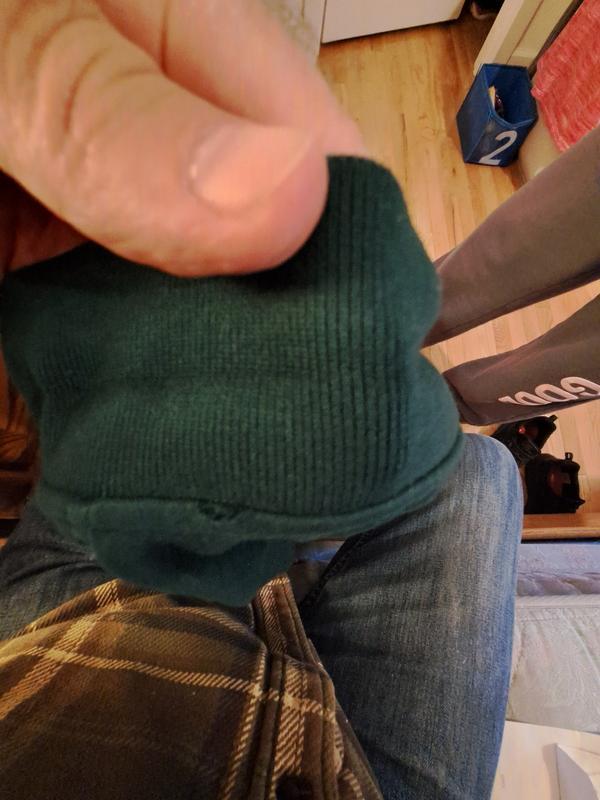 Customer photo for "Collar stitching defective"