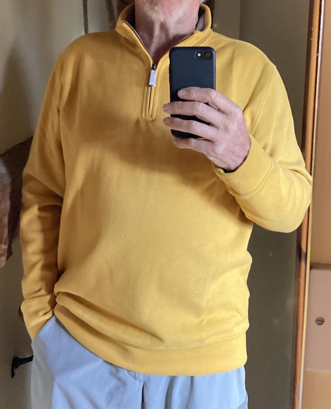 Lands' End Bedford Rib Quarter Zip Sweater (Men) | Nordstrom