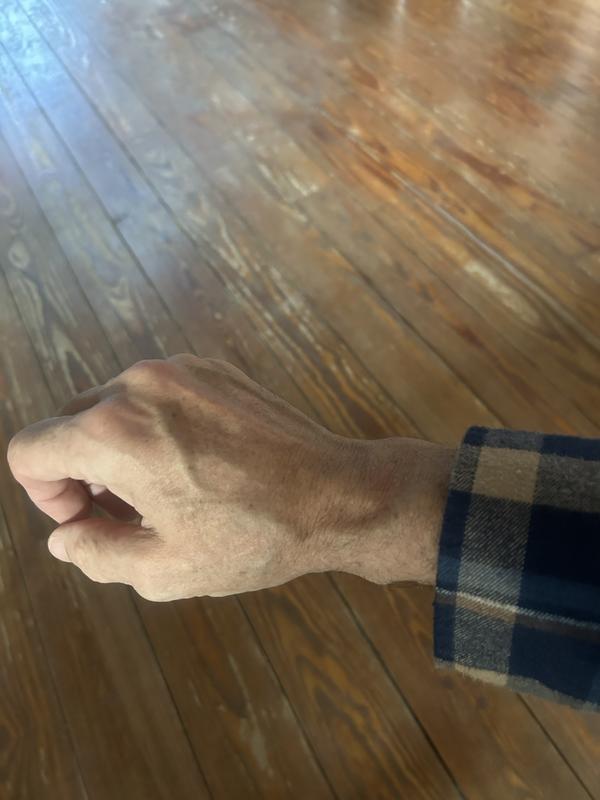 Sleeve length on me after one wash