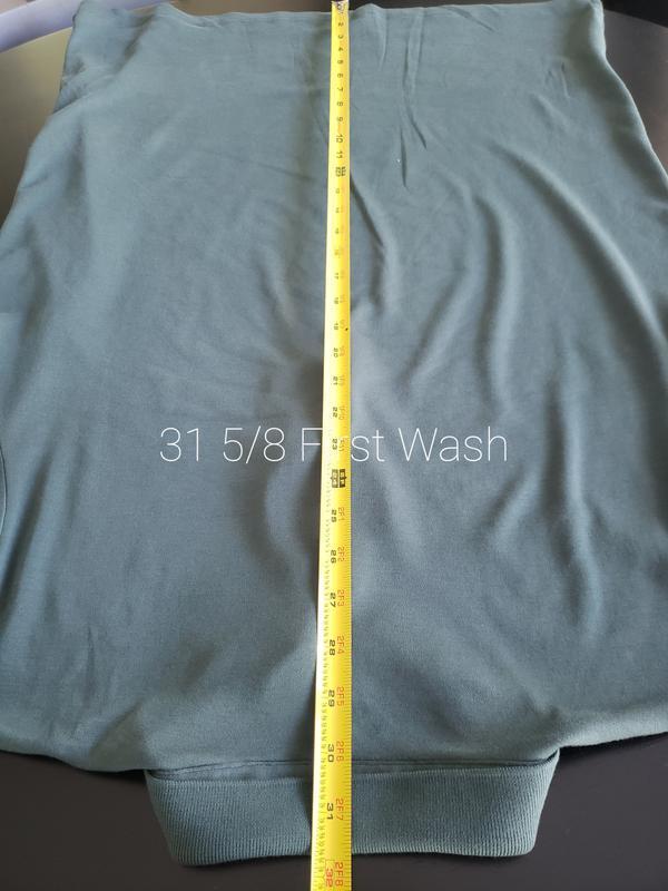 Shirt shrunk one inch after first wash