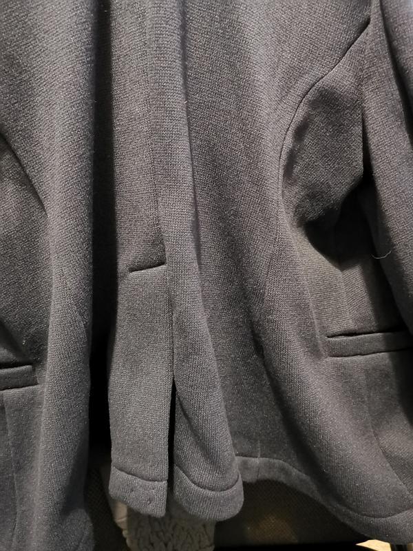 Hem without X threads.  Ease of movement