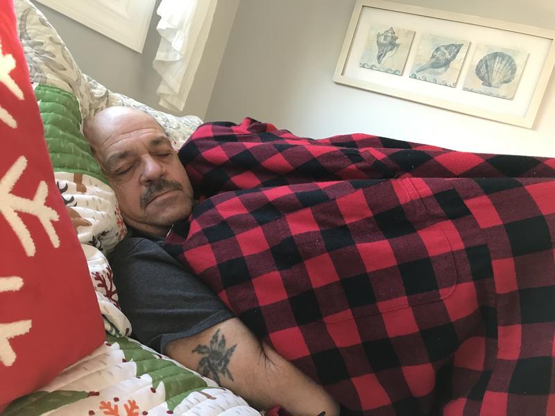 He loves his new robe!