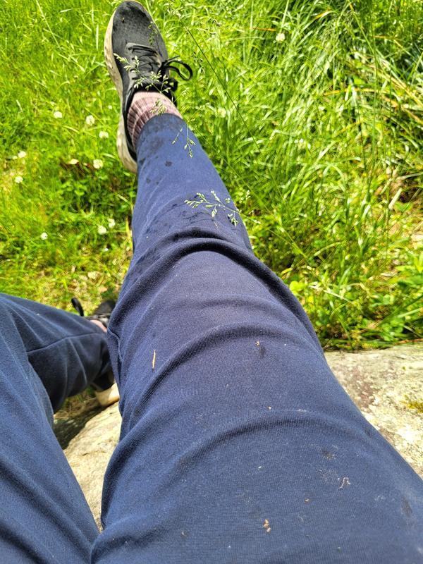 The pants after one washing and one wearing.