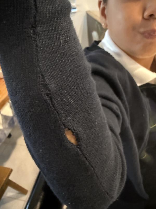 Customer photo for "Very Poor stitching quality"