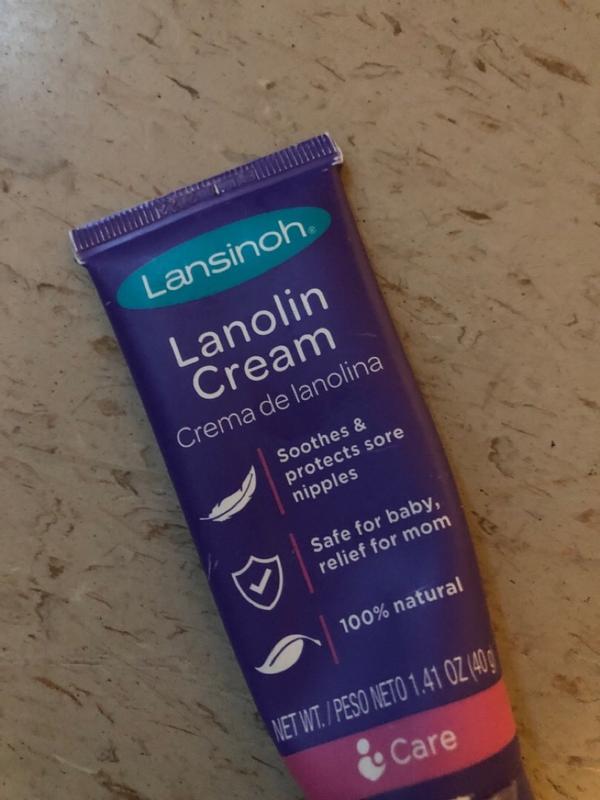 Lansinoh Lanolin Nipple Cream, Safe for Baby and Mom, Breastfeeding  Essentials, 1.41 Ounces