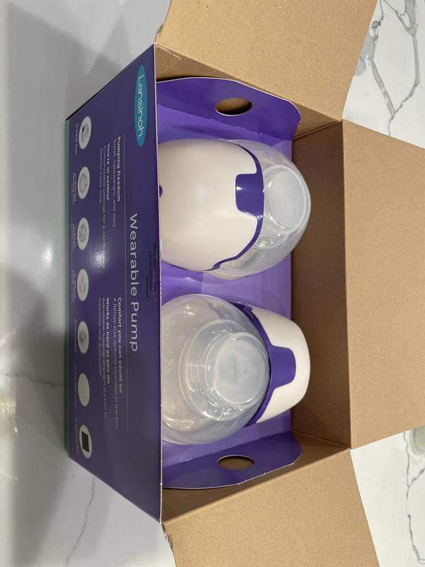 Lansinoh Wearable Pump Replacement Cups With Flanges, Postpartum Essentials  - 2ct : Target