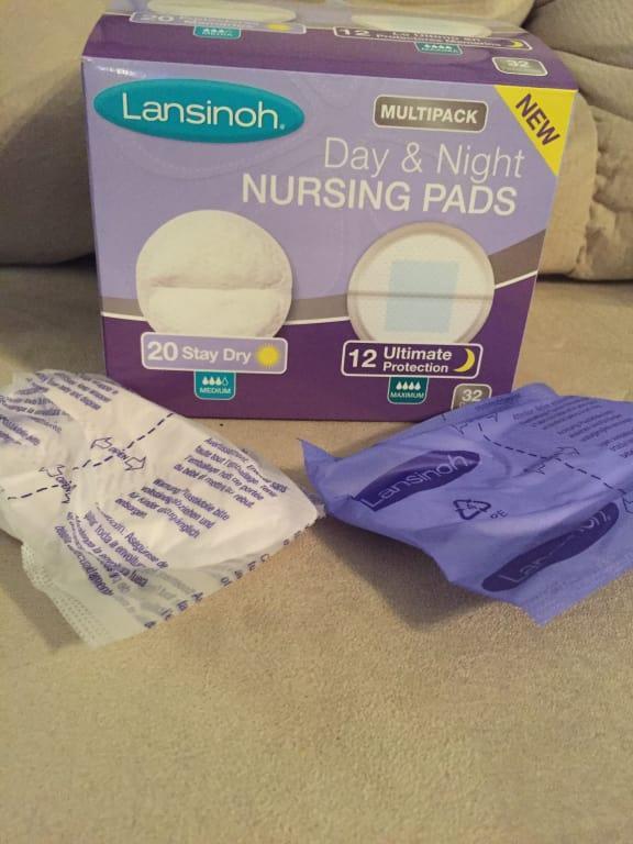 Lansinoh 80 Soft Disposable Nursing/Breast Pads Quilted Lining