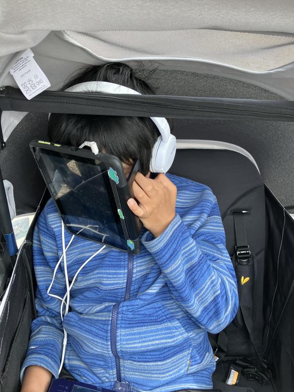 Reclined seat = not hitting head on bar