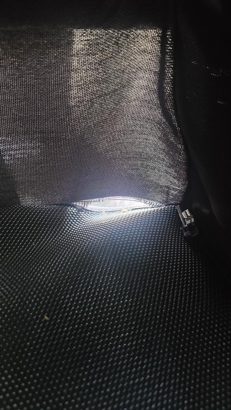 Ripped footwell but hope to get a replacement/fix