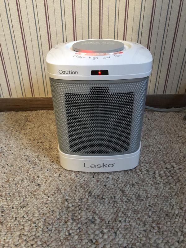 Front of heater