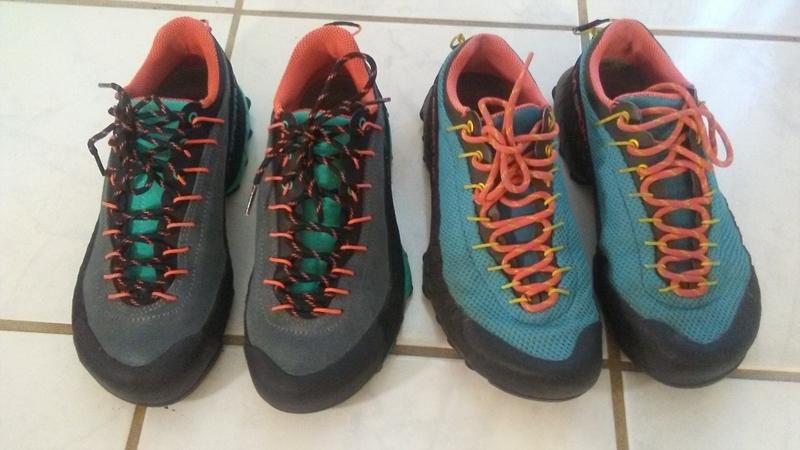 La Sportiva TX4 WOMAN - Zapatillas de senderismo - carbon/aqua/gris 