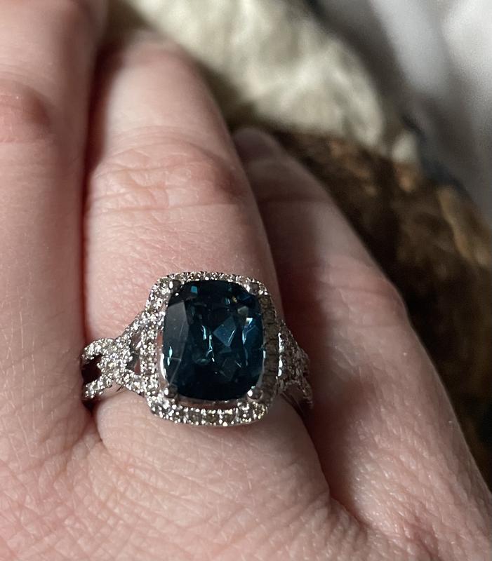 Le vian deep sea deals blue topaz ring