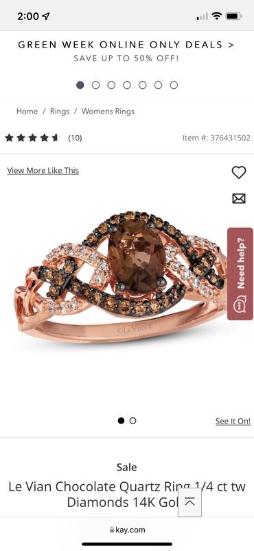 Chocolate promise clearance rings