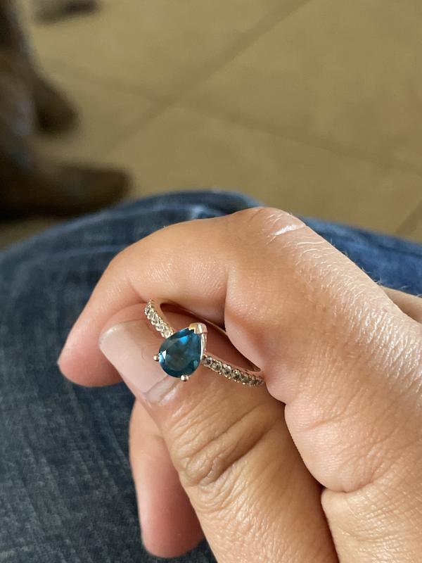 Jared blue hot sale topaz ring