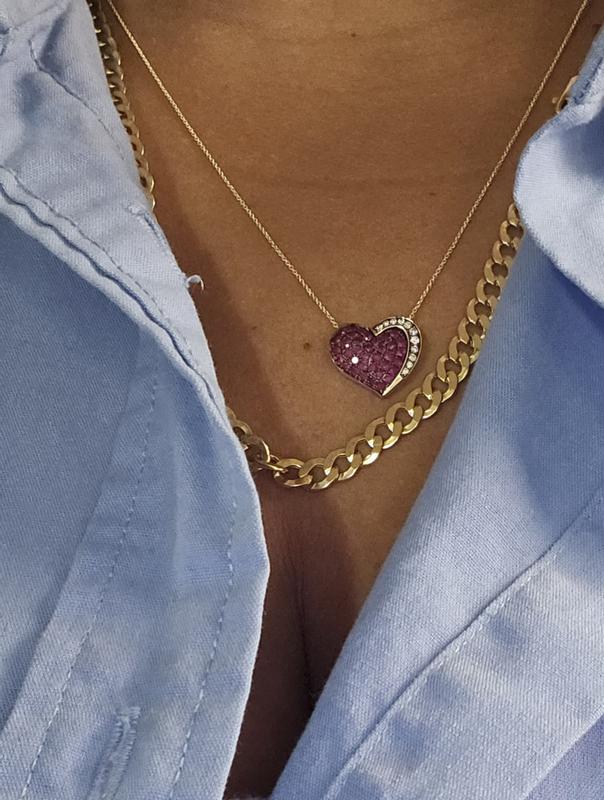 14K-Honey-Gold-Pendant-Chocolate-diamonds-1-10-cts.-TSPB-3 | Le Vian