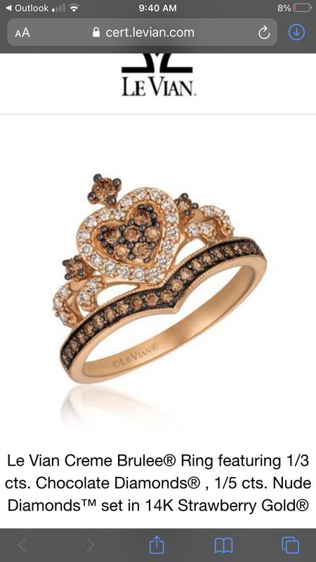 Levian hot sale crown ring