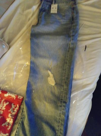 New Jeans with hole already!