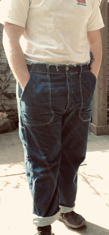 Front view of the Levi’s Half-All (size 38x34)